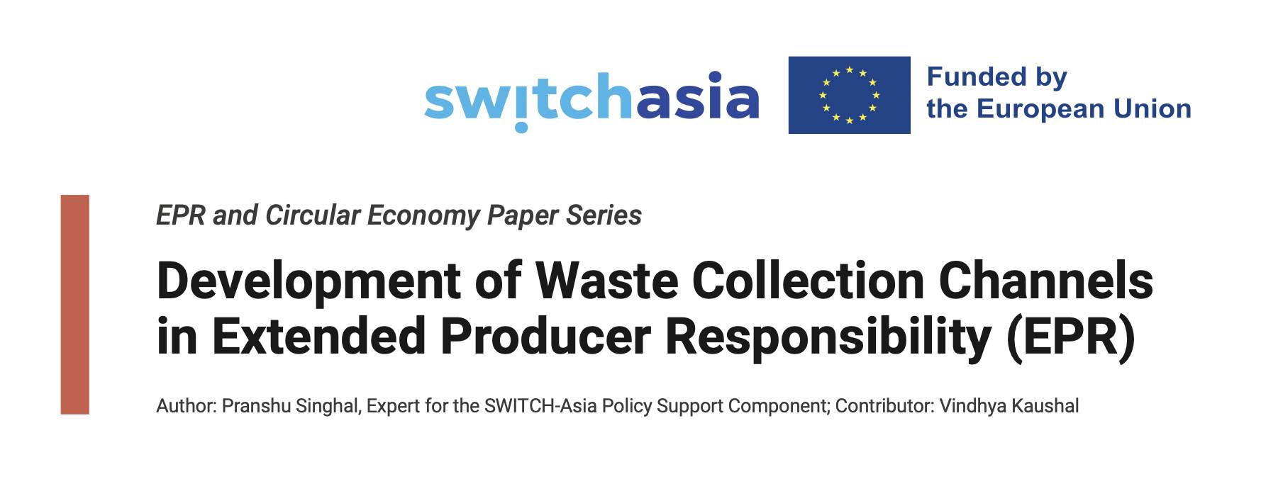 Development of Waste Collection Channels in Extended Producer Responsibility (EPR)