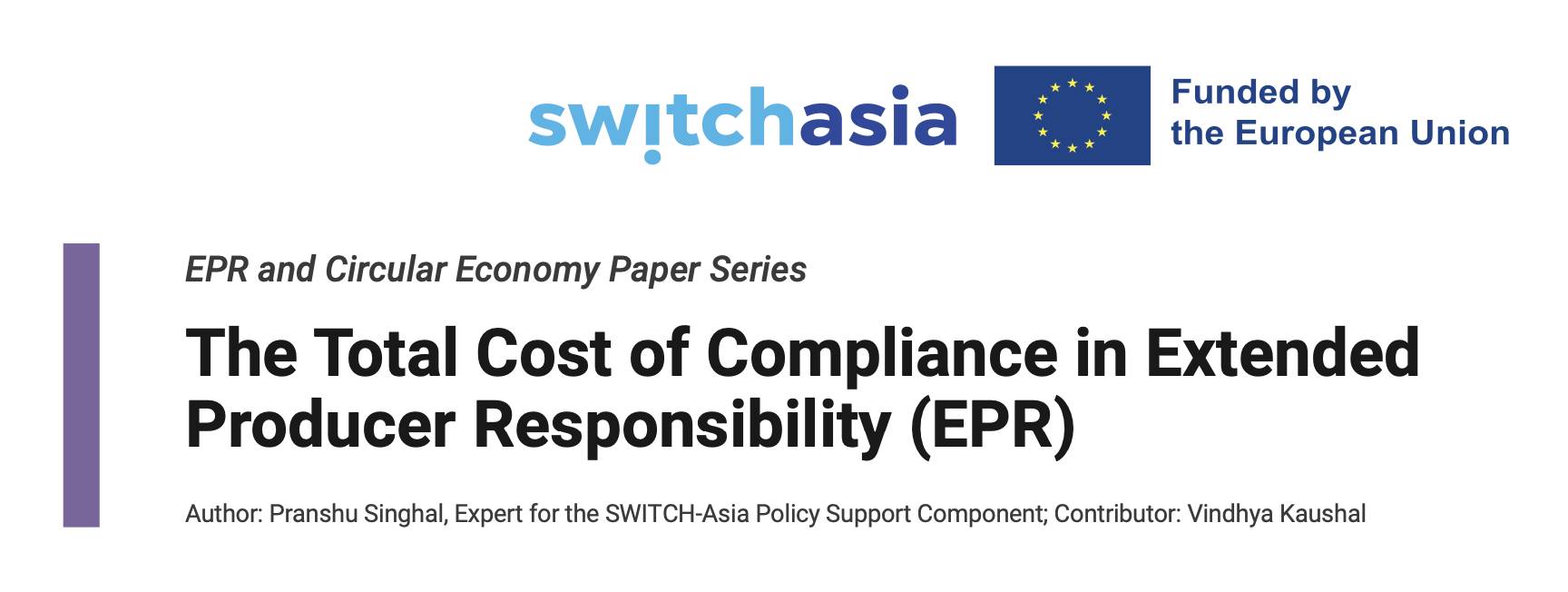 The Total Cost of Compliance in Extended Producer Responsibility (EPR)